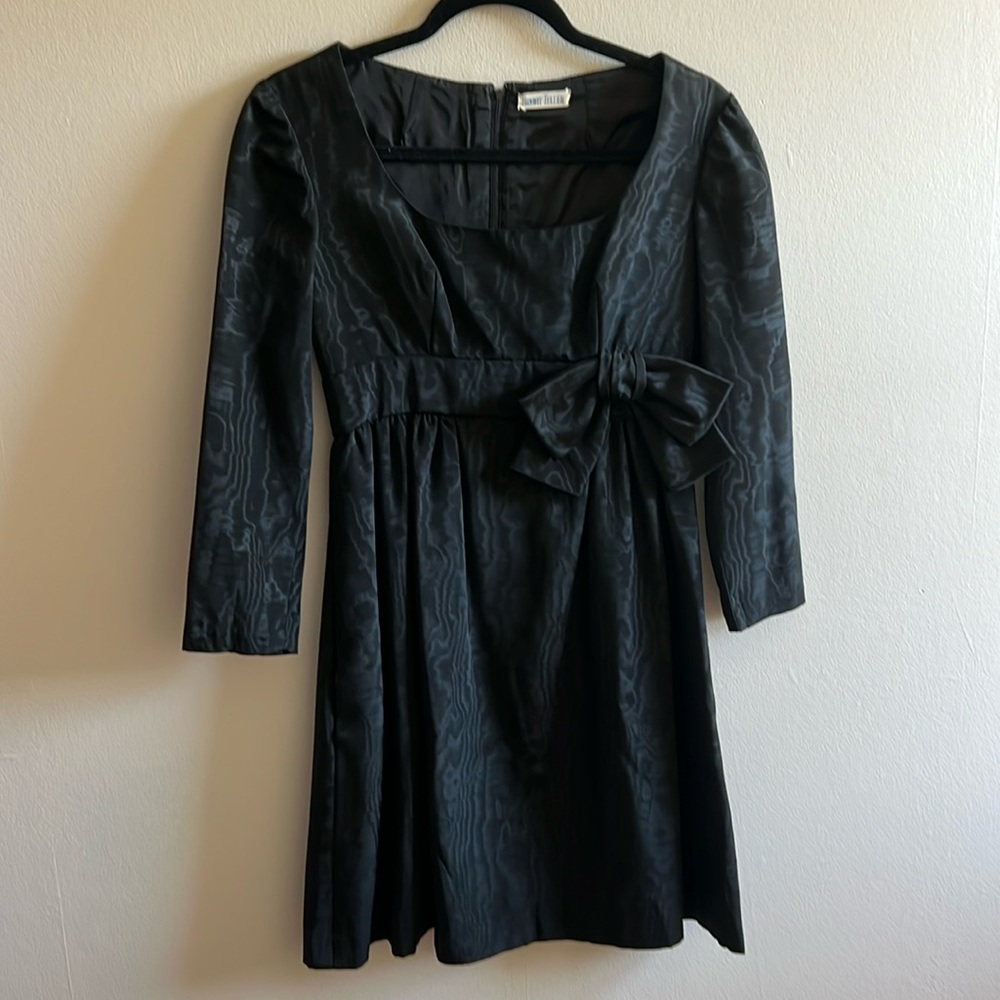 Vintage Black Dress with Bow